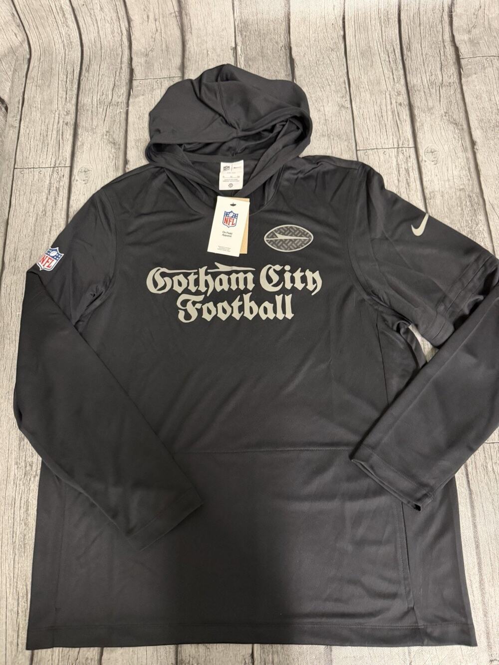 NWT Men's Nike New York Jets Rivalries Gotham City Sideline Dri-FIT Hoodie XL